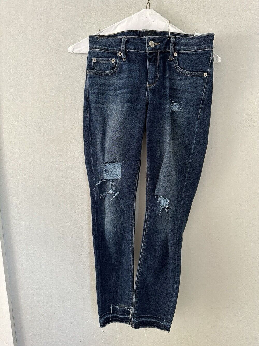 LUCKY BRAND Lolita Skinny Jeans Women's Size 0/25 Distressed Dark Wash